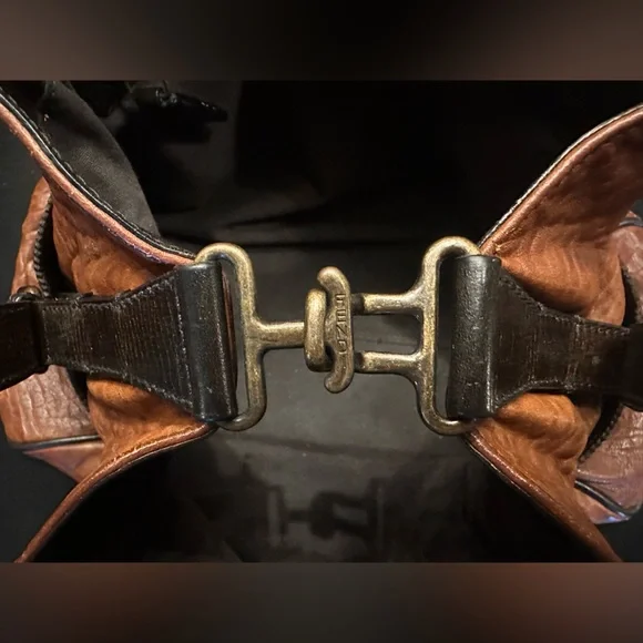 Fendi Etnico Two-Tone Leather Satchel - Picture 7 of 17